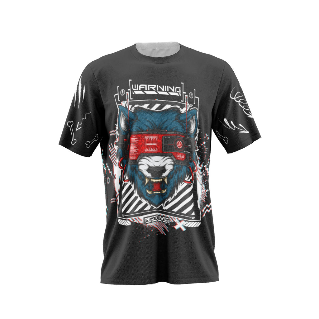 Neon Predator Cyberwear Men's All-Over Print T-shirts