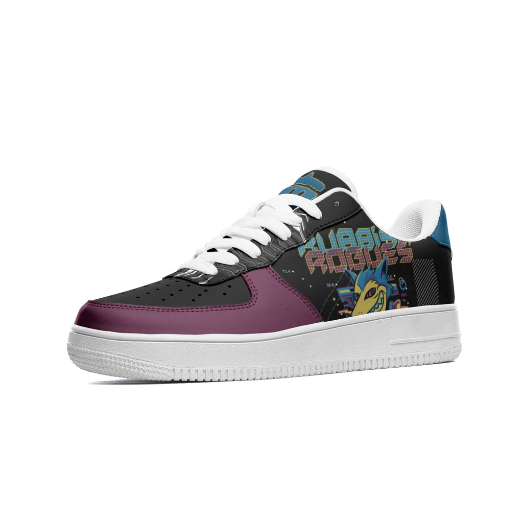 Rubbish Rouges Unisex Low Top Leather Sneakers