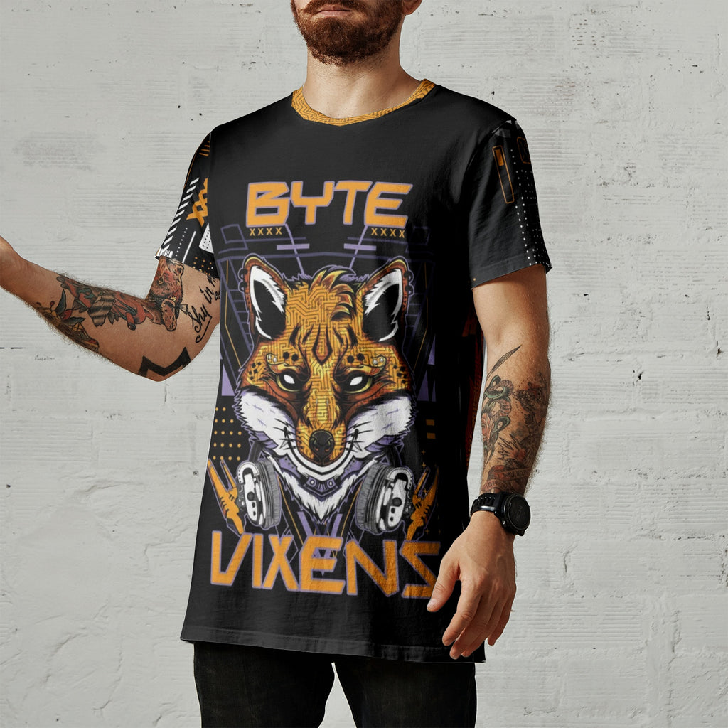 Byte Vixens Men's All-Over Print T-shirts