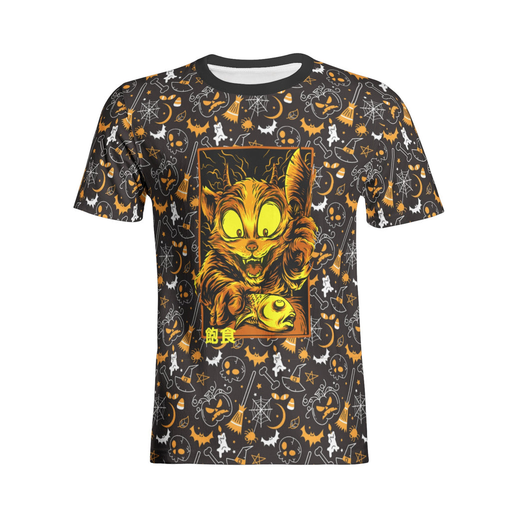 Pumpkin Prowlers Unisex All-Over Print Cotton T-shirts