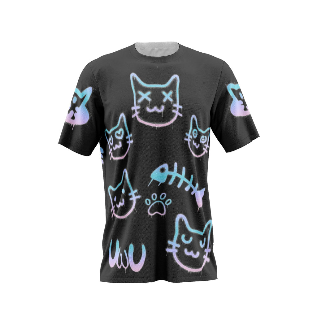 Tagged Tabbies Men's All-Over Print T-shirts