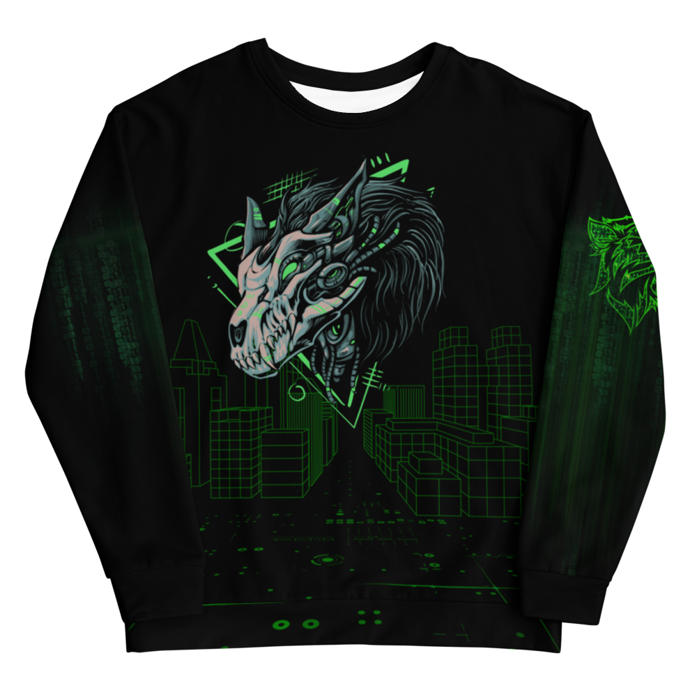 Wolf in the Matrix Unisex Sweatshirt