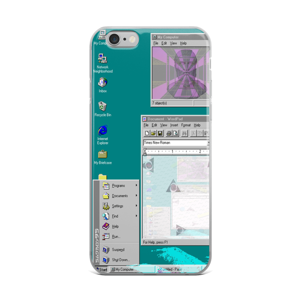 Vaporwave Aesthetic iPhone Case