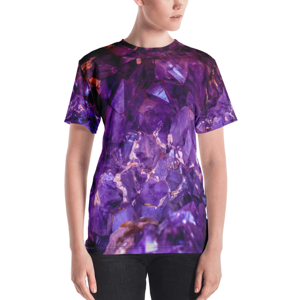 Women's Amethyst Crystal T-shirt
